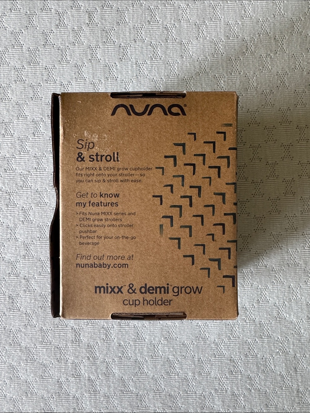 Nuna Mixx & Demi Grow Cup Holder - Black/Clear - Picture 5 of 5